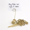 image:imageBambooMN 35 Decorative Loop Ring Card Holder Cocktail Fruit Sandwich Picks Skewers for Catered Events Holidays Restaurants or Buffets Party Supplies 300 Pieces100