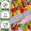 image:imageBambooMN 35 Organic Food Marking Bamboo Paddle Skewers Picks Sticks for Catered Events Holidays Restaurants or Buffets Party Supplies 100 Pieces300