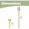 image:imageBambooMN 35 Organic Food Marking Bamboo Paddle Skewers Picks Sticks for Catered Events Holidays Restaurants or Buffets Party Supplies 100 Pieces300