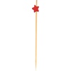 image:imageBambooMN 39 Decorative Red Star Bamboo Cocktail Fruit Sandwich Toothpicks Skewers for Catered Events Holidays Restaurants or Buffet Party Supplies 100 Pieces1000