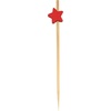 image:imageBambooMN 39 Decorative Red Star Bamboo Cocktail Fruit Sandwich Toothpicks Skewers for Catered Events Holidays Restaurants or Buffet Party Supplies 100 Pieces300