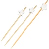 image:imageBambooMN 39 Decorative Red Star Bamboo Cocktail Fruit Sandwich Toothpicks Skewers for Catered Events Holidays Restaurants or Buffet Party Supplies 100 Pieces100