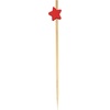 image:imageBambooMN 39 Decorative Red Star Bamboo Cocktail Fruit Sandwich Toothpicks Skewers for Catered Events Holidays Restaurants or Buffet Party Supplies 100 Pieces300