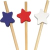 image:imageBambooMN 39 Decorative Red Star Bamboo Cocktail Fruit Sandwich Toothpicks Skewers for Catered Events Holidays Restaurants or Buffet Party Supplies 100 Pieces1000