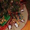 image:imageBambooMN 39 Round Christmas Tree Skirt Floor Base Cover Decoration Holiday Collection Jute Burlap Gnome Edition 2 Pieces39 Gnome