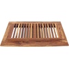 image:imageBambooMN 4 Inch x 9 78 Inch Strand Woven Bamboo Floor Register Air Vent Indent Cover  Tiger  1 CoverTiger