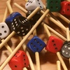 image:imageBambooMN 47 Decorative Dice Party End Bamboo Cocktail Fruit Sandwich Picks Skewers for Catered Events Holidays Restaurants or Buffets Party Supplies White 100 PiecesWhite