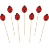 image:imageBambooMN 47 Decorative Fish Dolphin Cocktail Fruit Sandwich Bamboo Picks Skewers for Catered Events Holidays Restaurants or Buffets Party Supplies 100 Pieces100