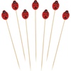image:imageBambooMN 47 Decorative Fish Dolphin Cocktail Fruit Sandwich Bamboo Picks Skewers for Catered Events Holidays Restaurants or Buffets Party Supplies 100 Pieces100