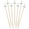 image:imageBambooMN 47 Decorative Fish Dolphin Cocktail Fruit Sandwich Bamboo Picks Skewers for Catered Events Holidays Restaurants or Buffets Party Supplies 100 Pieces100