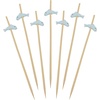 image:imageBambooMN 47 Decorative Fish Dolphin Cocktail Fruit Sandwich Bamboo Picks Skewers for Catered Events Holidays Restaurants or Buffets Party Supplies 100 Pieces100