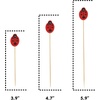 image:imageBambooMN 47 Decorative Fish Dolphin Cocktail Fruit Sandwich Bamboo Picks Skewers for Catered Events Holidays Restaurants or Buffets Party Supplies 100 Pieces100
