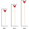image:imageBambooMN 47 Decorative Red Rooster End Bamboo Cocktail Fruit Sandwich Picks Skewers for Catered Events Holidays Restaurants or Buffets Party Supplies 100 Pieces1000