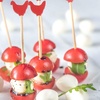 image:imageBambooMN 47 Decorative Red Rooster End Bamboo Cocktail Fruit Sandwich Picks Skewers for Catered Events Holidays Restaurants or Buffets Party Supplies 100 Pieces1000