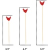 image:imageBambooMN 47 Decorative Red Rooster End Bamboo Cocktail Fruit Sandwich Picks Skewers for Catered Events Holidays Restaurants or Buffets Party Supplies 100 Pieces1