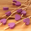 image:imageBambooMN 47 Inch Purple Heart Bamboo Food and Drink Pick Skewers for Catered Events Holidays Restaurants or Buffets Party Supplies 100 Pieces100