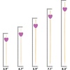 image:imageBambooMN 47 Inch Purple Heart Bamboo Food and Drink Pick Skewers for Catered Events Holidays Restaurants or Buffets Party Supplies 100 Pieces100