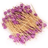 image:imageBambooMN 47 Inch Purple Heart Bamboo Food and Drink Pick Skewers for Catered Events Holidays Restaurants or Buffets Party Supplies 100 Pieces100