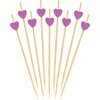image:imageBambooMN 47 Inch Purple Heart Bamboo Food and Drink Pick Skewers for Catered Events Holidays Restaurants or Buffets Party Supplies 100 Pieces1000