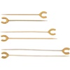 image:imageBambooMN 59 Decorative Lucky Horseshoe End Bamboo Cocktail Fruit Sandwich Picks Skewers for Catered Events Holidays Restaurants or Buffets Party Supplies 300 Pieces100