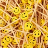 image:imageBambooMN 59 Decorative Yellow Smiley Smile Face Cocktail Sandwich Fruit Cupcake Bamboo Skewer Picks for Any Party 1000 Pieces1000