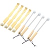 image:imageBambooMN 5pc Traditional Bamboo Back Scratcher and Body Relaxation amp Travel SizeMetal Bonger  Bamboo Bonger