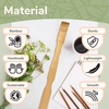 image:imageBambooMN 5pc Traditional Bamboo Back Scratcher and Body Relaxation amp Travel SizeMetal Bonger  Bamboo Bonger