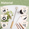 image:imageBambooMN 5pc Traditional Bamboo Back Scratcher and Body Relaxation amp Travel SizeMetal Bonger  Bamboo Bonger