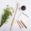 image:imageBambooMN 5pc Traditional Bamboo Back Scratcher and Body Relaxation amp Travel SizeMetal Bonger  Bamboo Bonger