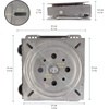 image:imageBambooMN 825 Swivel Rocker Plate Replacement Mechanism  Restore Recliner Chair Furniture  Heavy Duty  Easy Installation  1 Unit10