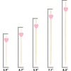 image:imageBambooMN 83 Inch Pink Heart Bamboo Food and Drink Pick Skewers for Catered Events Holidays Restaurants or Buffets Party Supplies 100 Pieces1000