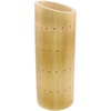 image:imageBambooMN 984 Bamboo Skewer Holder Food Display Stand Half Cut Skewers Stand w 20 Holes  Green  1 PieceAngle Cut Tube  Natural