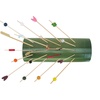image:imageBambooMN 984 Bamboo Skewer Holder Food Display Stand Half Cut Skewers Stand w 20 Holes  Green  1 PieceHalf Cut Tube  Green