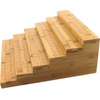 image:imageBambooMN 984 Bamboo Skewer Holder Food Display Stand Half Cut Skewers Stand w 20 Holes  Green  1 PieceSteps  Natural
