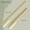 image:imageBambooMN 9mm Wide Bamboo Double Prong Fondue Sticks Barbecue Grilling Kabob Skewers 71 Long 1000 Pieces100
