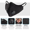 image:imageBambooMN Activated Carbon Dust Sport Mask with Exhalation Valves1