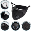image:imageBambooMN Activated Carbon Dust Sport Mask with Exhalation Valves1
