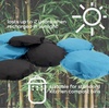 image:imageBambooMN Activated Moso Bamboo Charcoal Air Purifier Deodorizer Freshener Odor Absorber Carbon Filters 4 Pieces Sky Blue