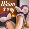 image:imageBambooMN Adult Womens Footies Slippers NonSlip Lined Home Travel Socks  Varies Style and Colors  Value PackRabbit Asst L