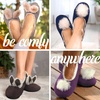 image:imageBambooMN Adult Womens Footies Slippers NonSlip Lined Home Travel Socks  Varies Style and Colors  Value PackRabbit Asst a