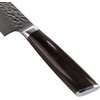 image:imageBambooMN Authentic Chinese Chef Knife Meat Cleaver 1 PieceHammered Blade Black Handle