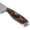 image:imageBambooMN Authentic Chinese Chef Knife Meat Cleaver 1 PieceHammered Blade Walnut Handle