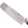 image:imageBambooMN Authentic Chinese Chef Knife Meat Cleaver 1 PieceNakiri Smooth Blade Black Handle