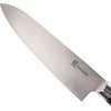 image:imageBambooMN Authentic Chinese Chef Knife Meat Cleaver 1 PieceSmooth Blade Black Handle