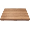 image:imageBambooMN Bamboo Bath Mat for Bathroom Spa Outdoor Shower Extra Large Square 24 x 24 x 13 AntiSlip Water Resistant Coating  1 Piece1
