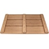 image:imageBambooMN Bamboo Bath Mat for Bathroom Spa Outdoor Shower Extra Large Square 24 x 24 x 13 AntiSlip Water Resistant Coating  1 Piece1