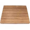 image:imageBambooMN Bamboo Bath Mat for Bathroom Spa Outdoor Shower Extra Large Square 24 x 24 x 13 AntiSlip Water Resistant Coating  1 Piece1