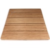 image:imageBambooMN Bamboo Bath Mat for Bathroom Spa Outdoor Shower Extra Large Square 24 x 24 x 13 AntiSlip Water Resistant Coating  1 Piece2