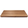 image:imageBambooMN Bamboo Bath Mat for Bathroom Spa Outdoor Shower Extra Large Square 24 x 24 x 13 AntiSlip Water Resistant Coating  1 Piece2