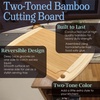 image:imageBambooMN Bamboo Burner Cover Cutting Board  3 Ply  Extra Large  GroovedFlat 30 x 24 x 075  1 Piece1